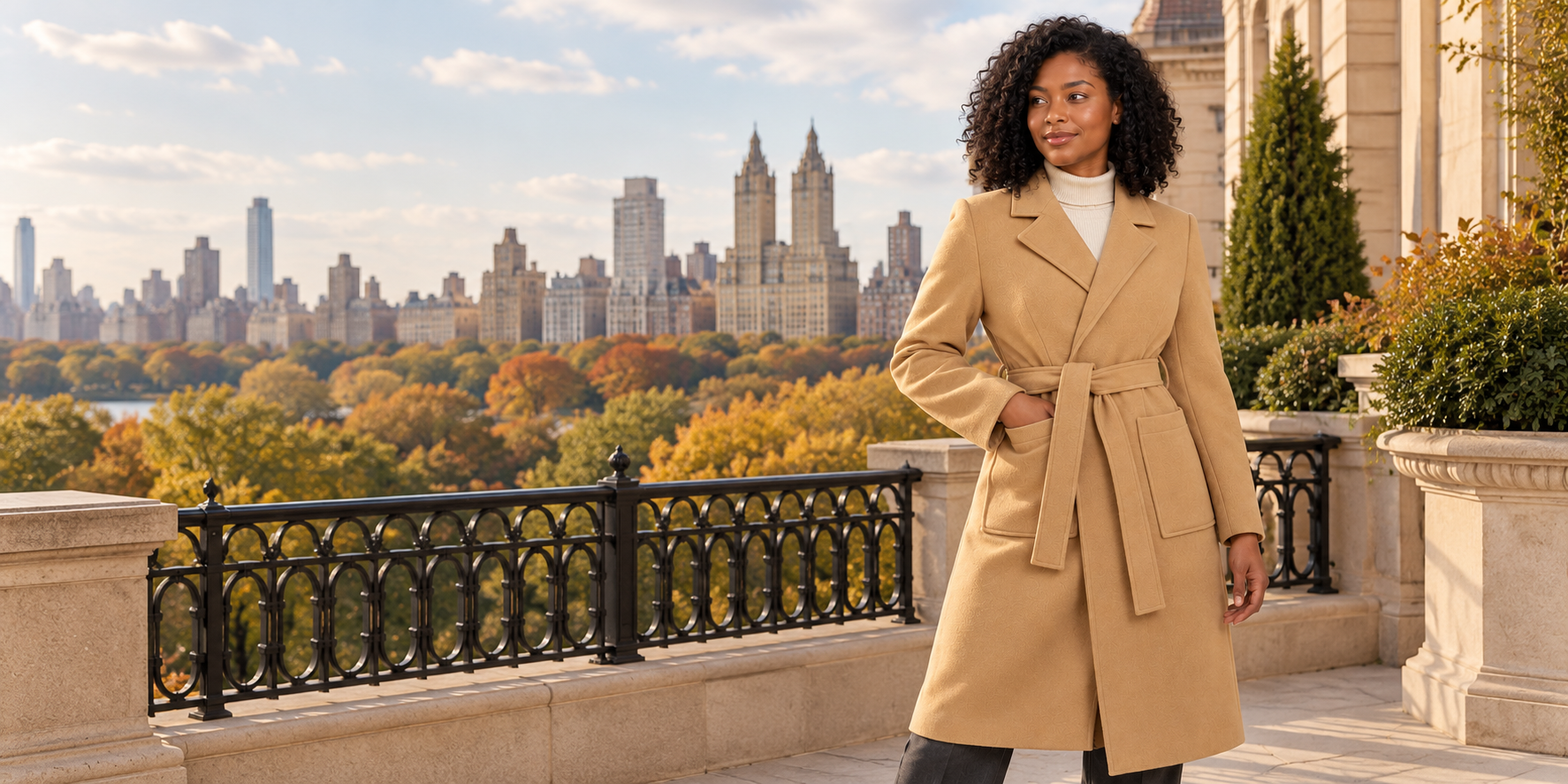 Victoria Marlowe autumn styling in the city